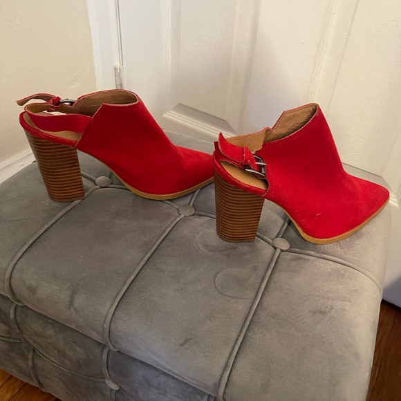 Halogen Red Booties - Picture 3 of 6